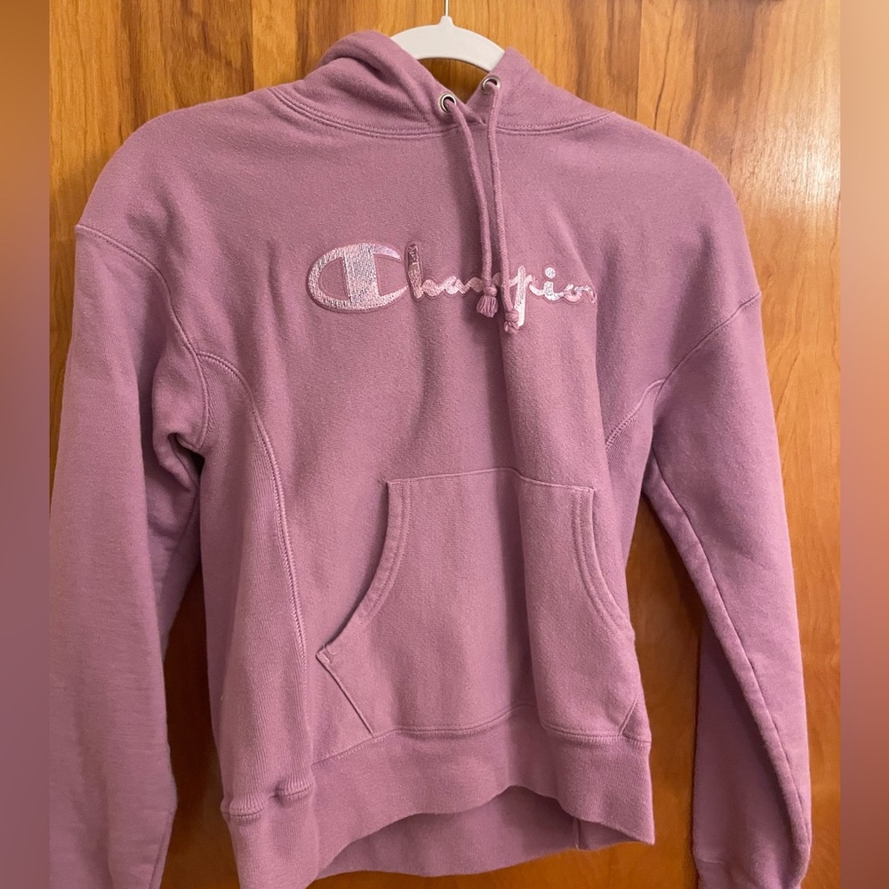 Champion Purple Heavy Sweatshirt